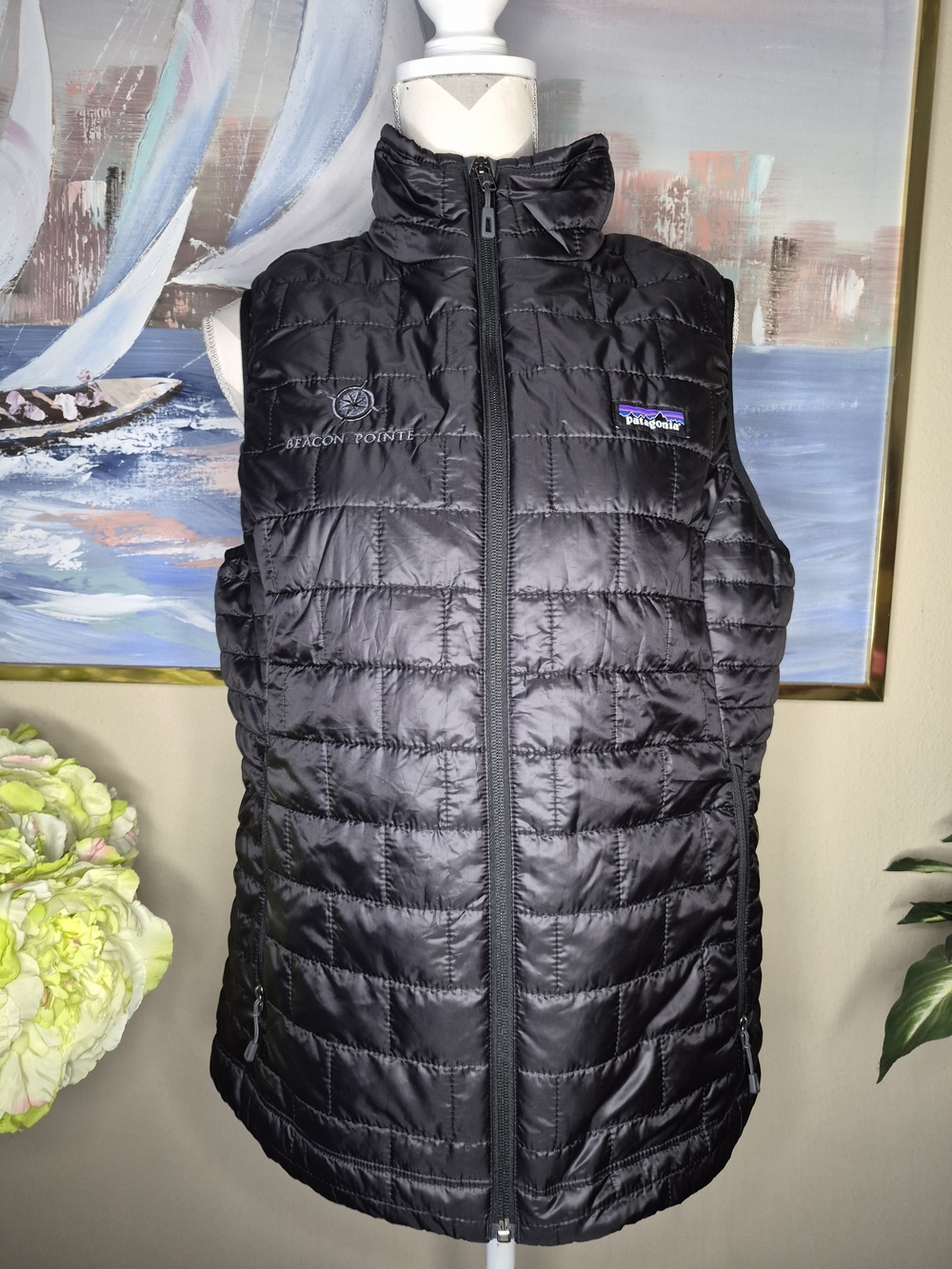 Patagonia Black Quilted Women's Insulated Vest